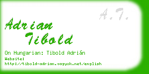 adrian tibold business card